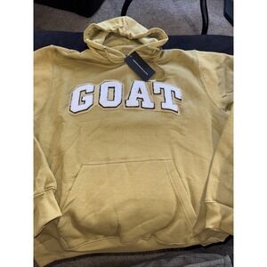 Men's Size Large Brown Hoodie GOAT‎ By Sneak Gallery NWT
